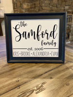 Load image into Gallery viewer, Personalized Family Sign
